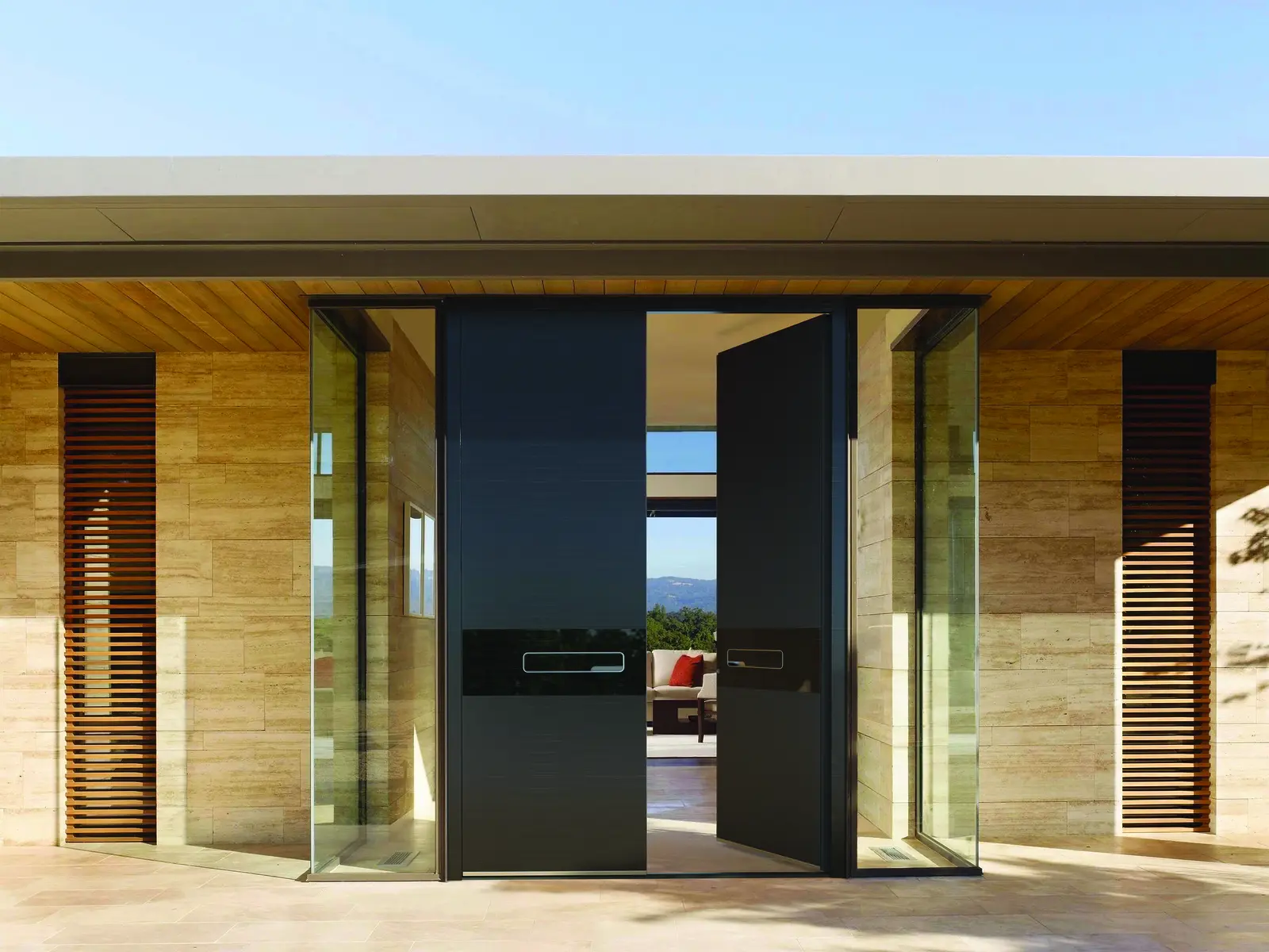 Doppeltür Pirnar Ultimum Pure 638 mit Glas-Oberfläche